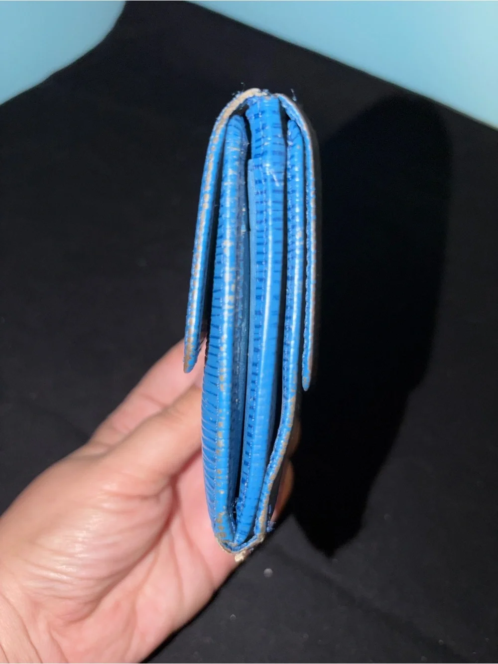 Louis Vuitton Blue Epi Leather Wallet